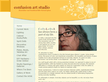 Tablet Screenshot of confusionartstudio.com